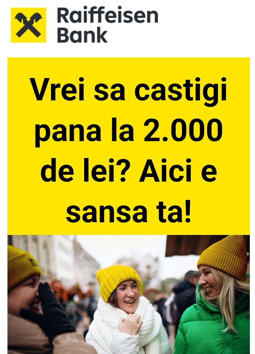 Câștigați bani cu Raiffeisen